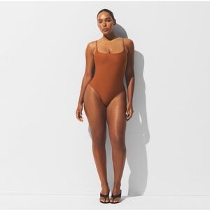 SKIM CLASSIC SWIM SQUARE NECK SCOOP ONE PIECE NWT